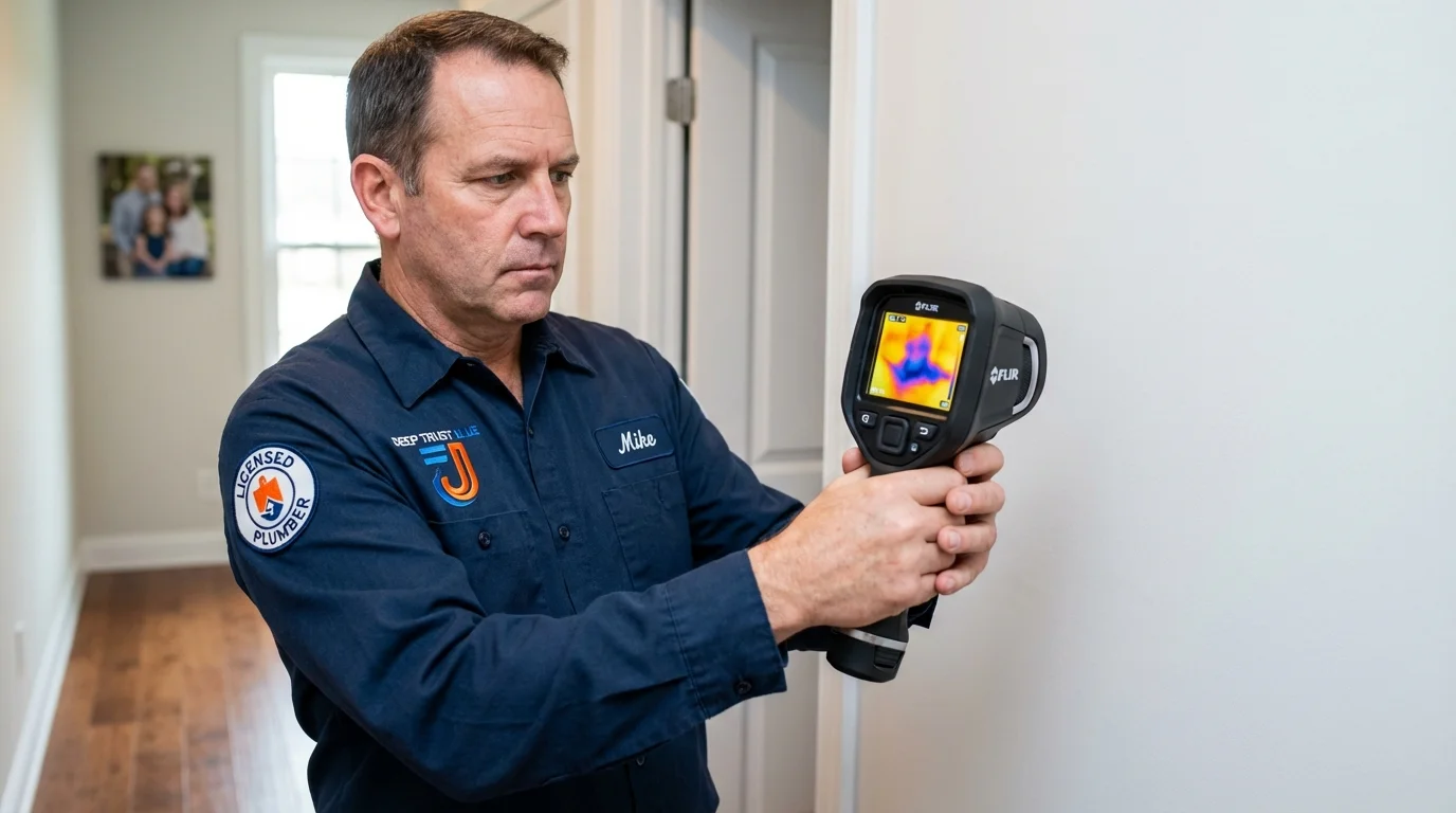 Thermal imaging leak detection by Johns Plumbing LLC in Prineville