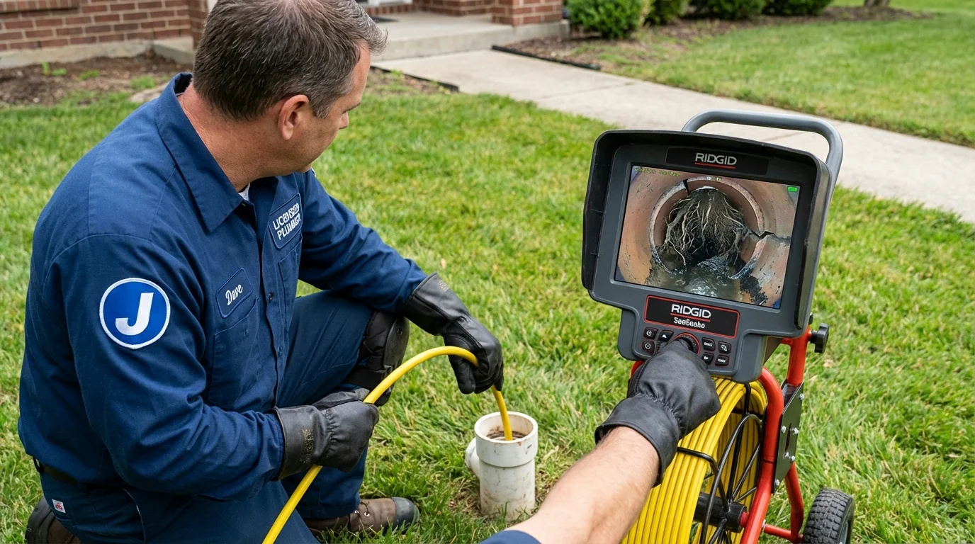 Sewer camera inspection being performed by Johns Plumbing LLC in Prineville